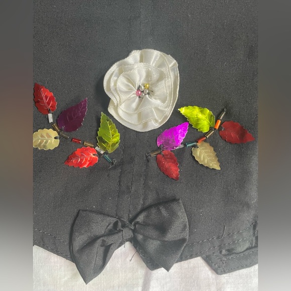 Vintage Corset with Flower Embellishments - Picture 7 of 13